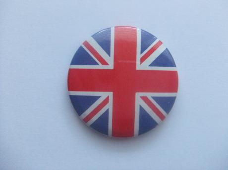 Engelse vlag button model middel 4 cm